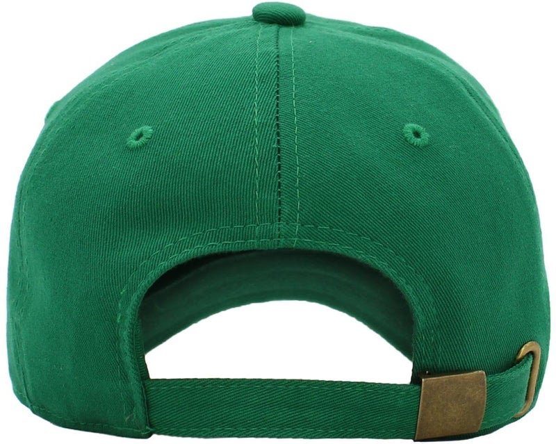 KBETHOS KB-LOW KGN Classic Cotton Dad Hat Adjustable Plain Cap. Polo Style Low Profile (Unstructured) (Classic) Kelly Green Adjustable - Image 3